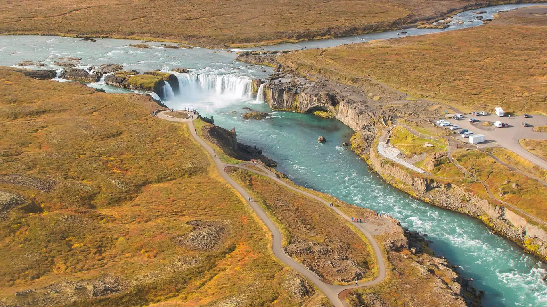 Via Goðafoss naar Akureyri