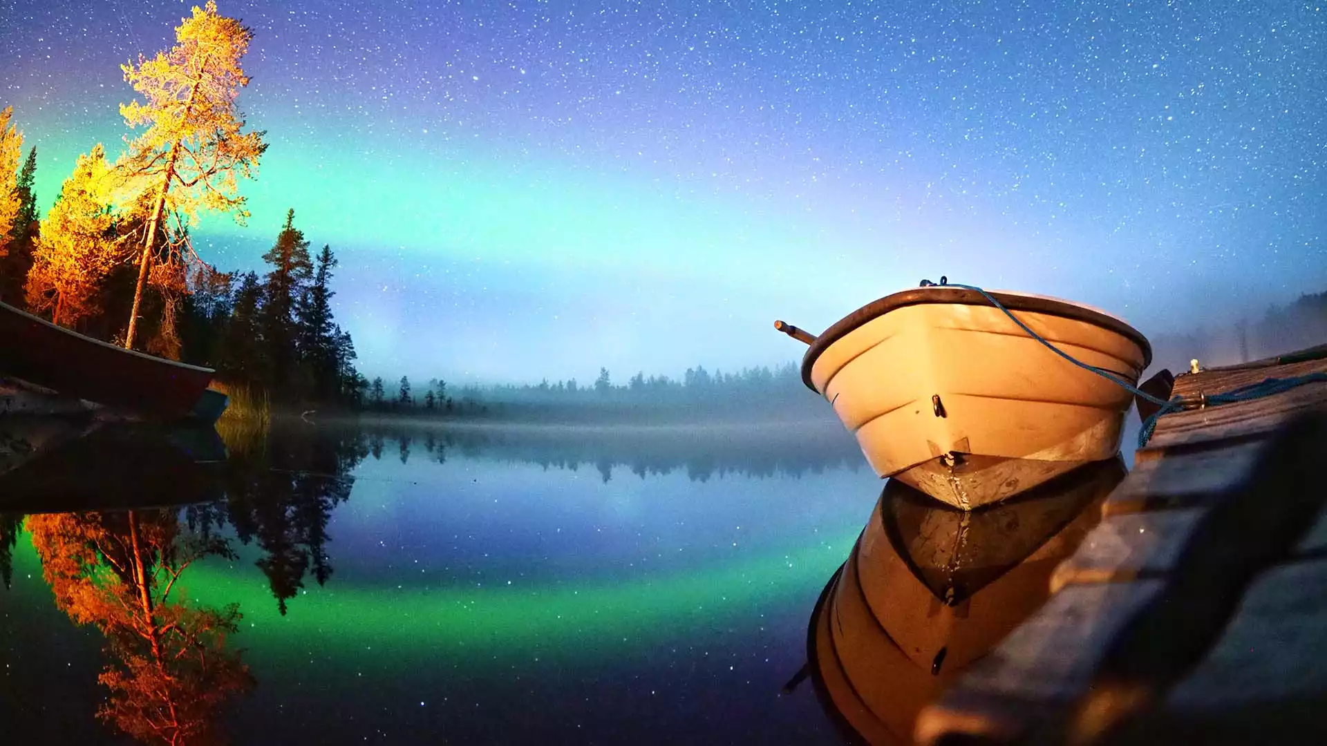 Via de arm van Finland naar Kilpisjärvi