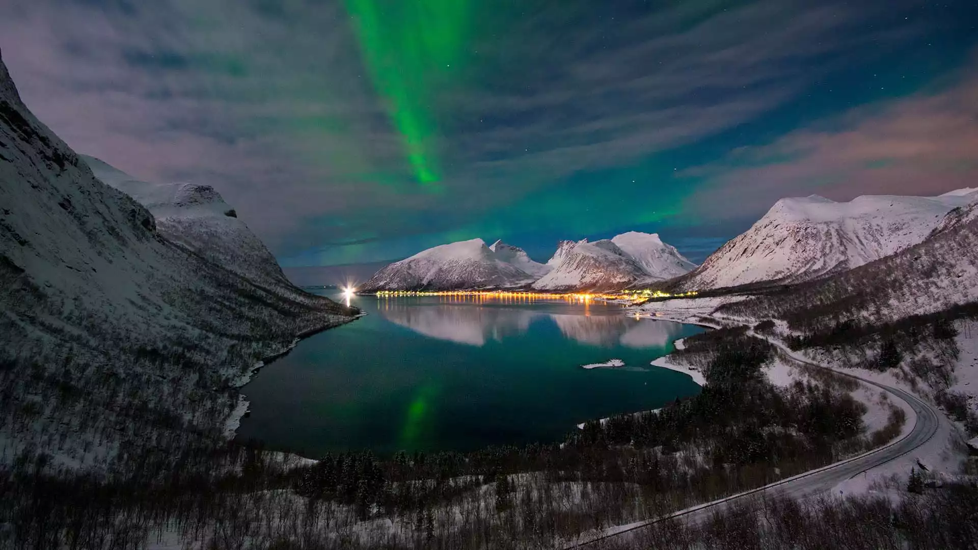 Noorderlicht in Mefjordvær