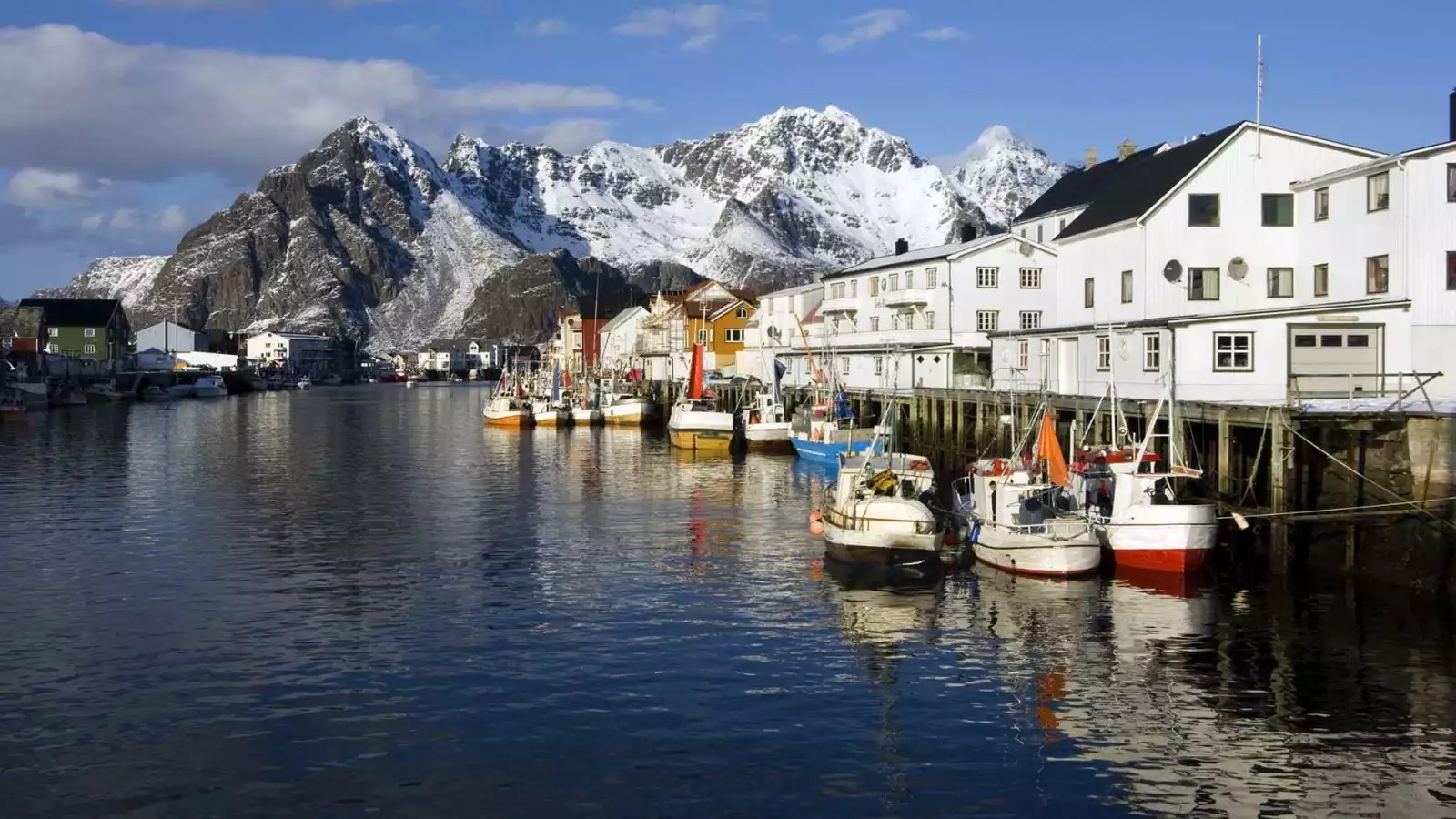 Vissersdorpen op de Lofoten