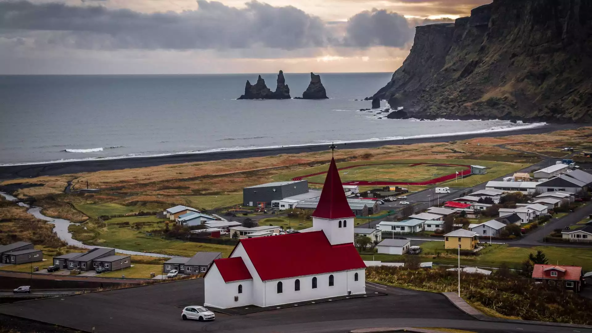 Zwarte stranden van Vík