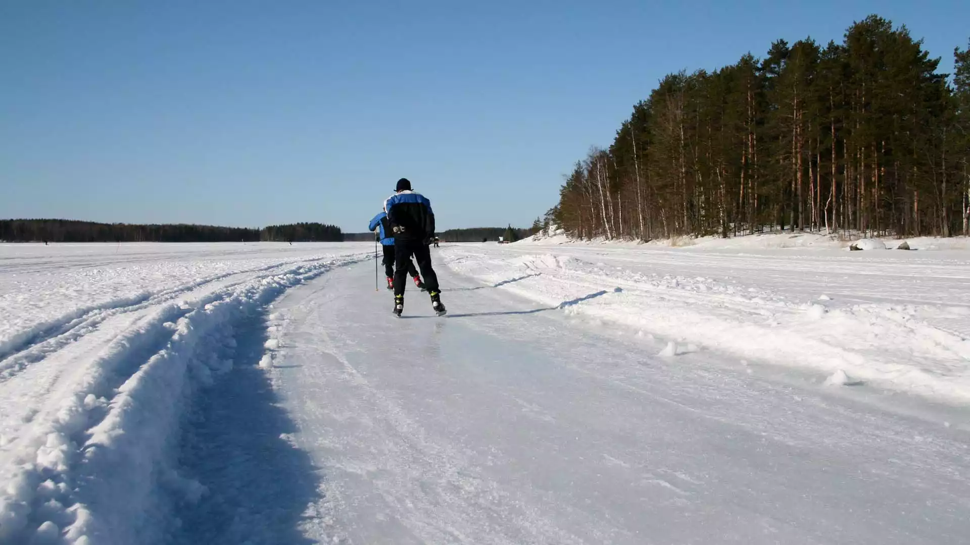 Schaatsen of fatbiken over het merengebied