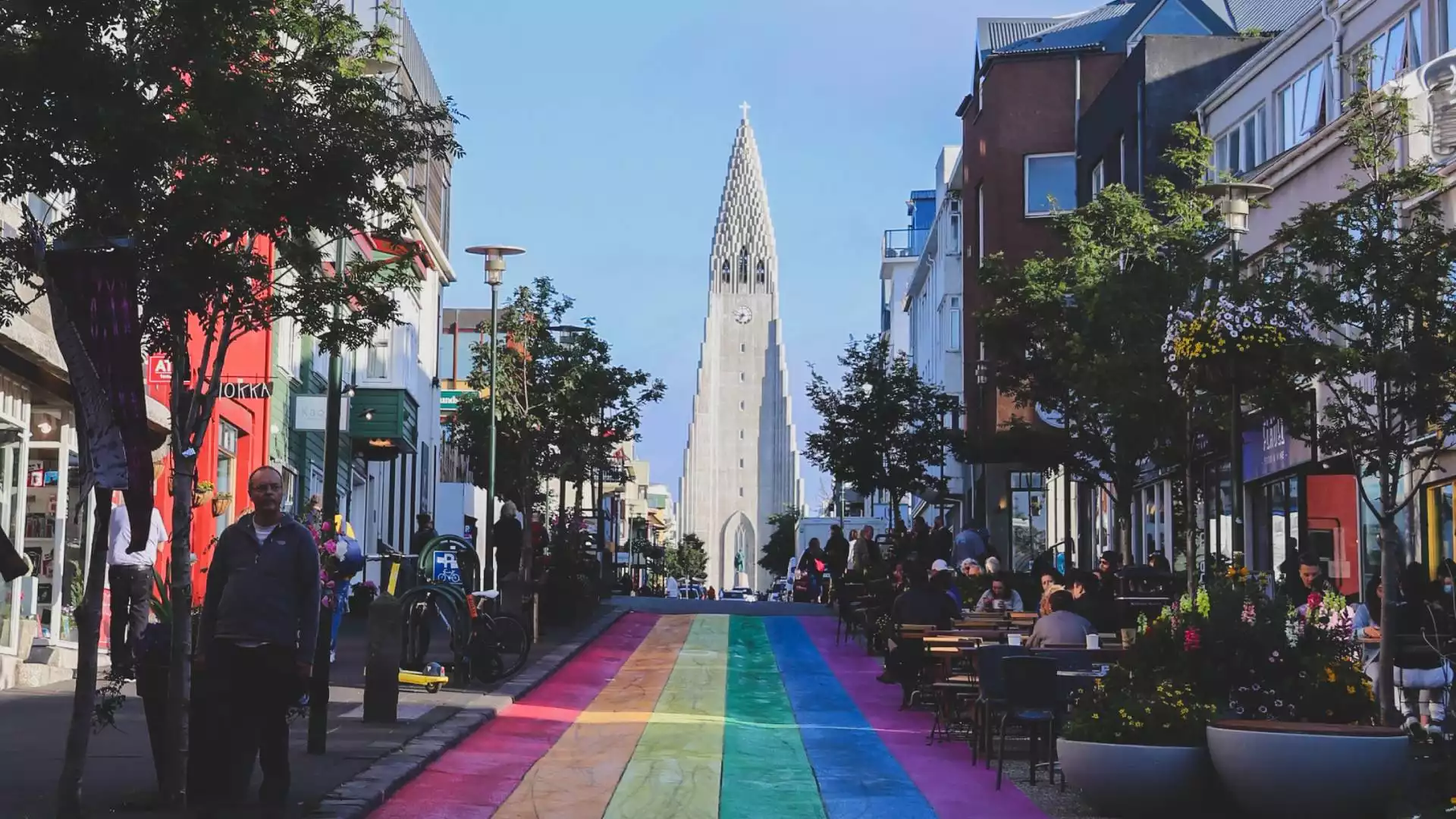 Verkenning in hoofdstad Reykjavík