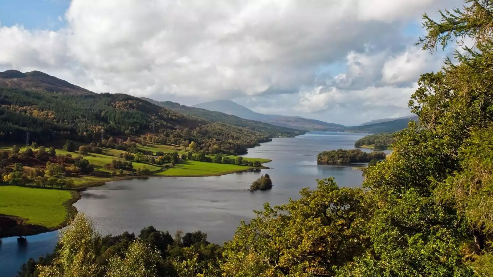 Dwars door Cairngorms National Park