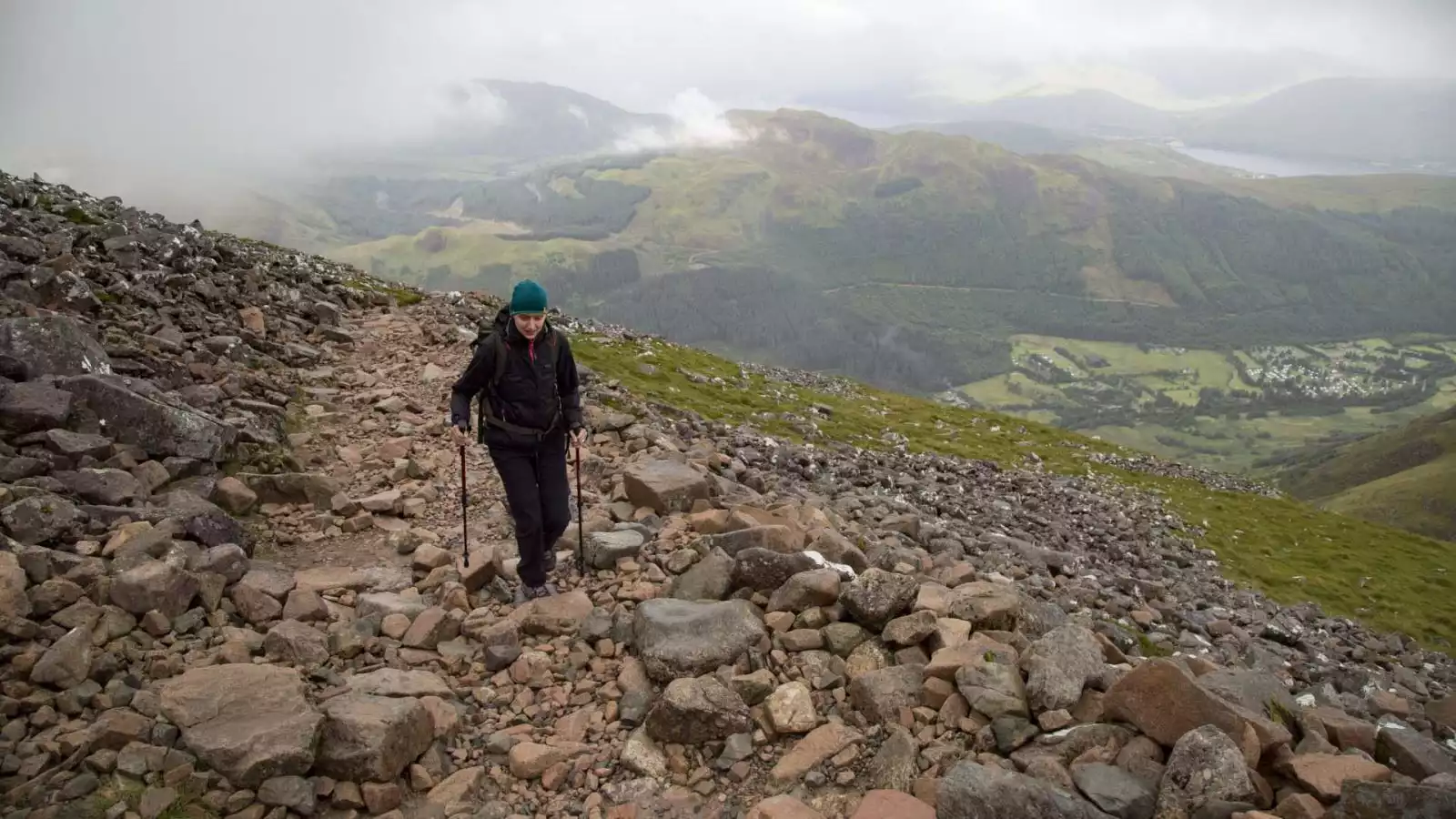 Uitzichten van indrukwekkend Glencoe