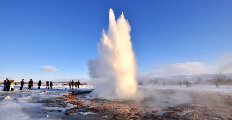 Geysir in IJsland