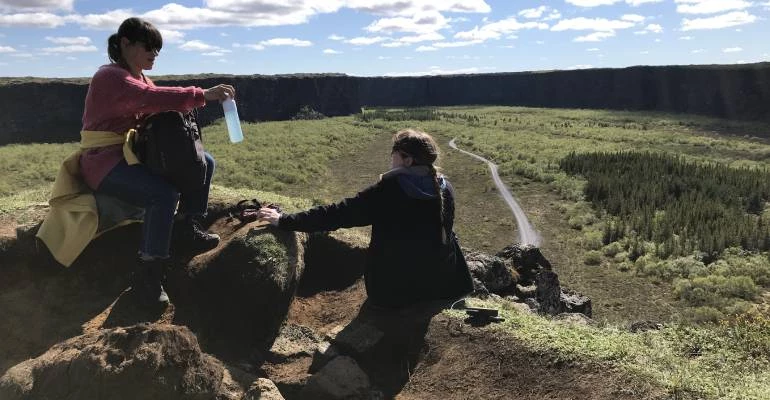 wandelen in mei in ijsland