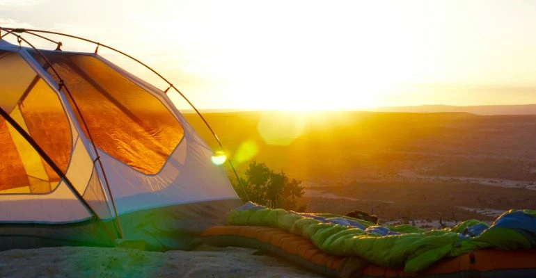 Kamperen met tent in IJsland