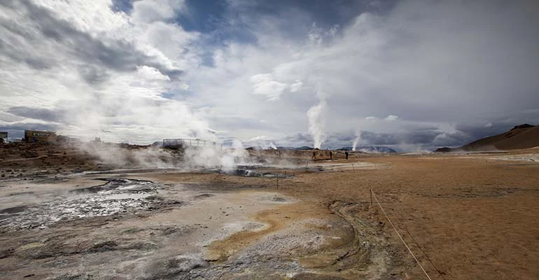 hiken rondom Mývatn