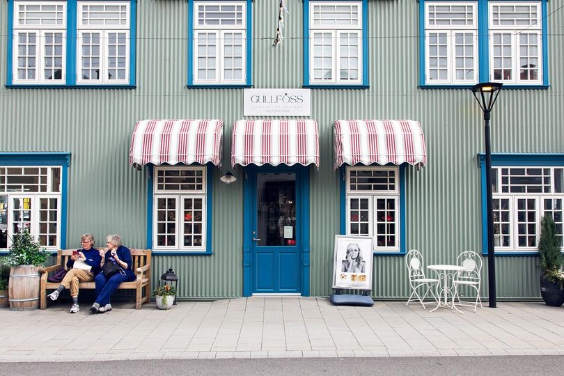 Stadje Selfoss in IJsland