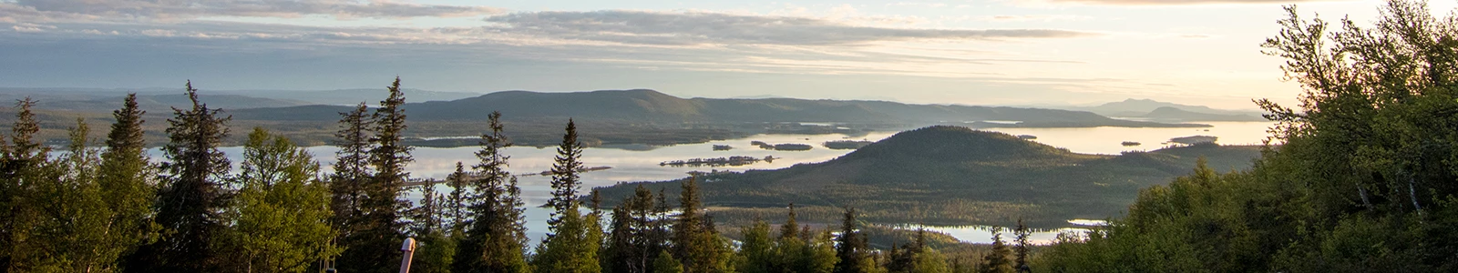 Arjeplog archipel in Zweeds Lapland