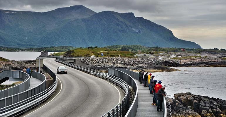 Atlantic Road Noorwegen