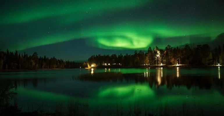 noorderlicht lapland herfst