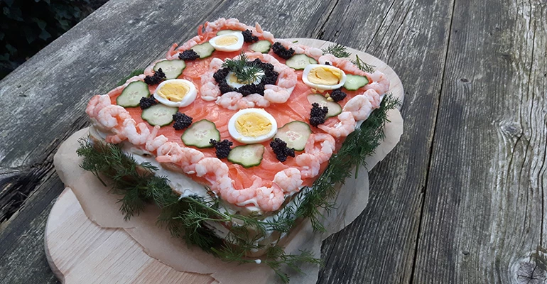 Smörgåstårta recept