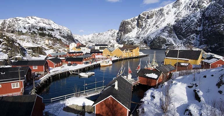 nusfjord lofoten noorwegen