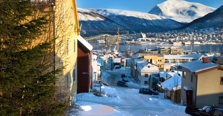 stad tromso noorwegen