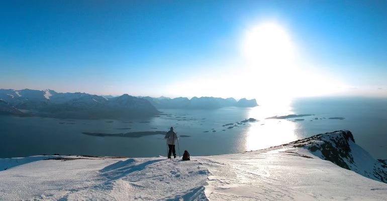 wandelen senja winter